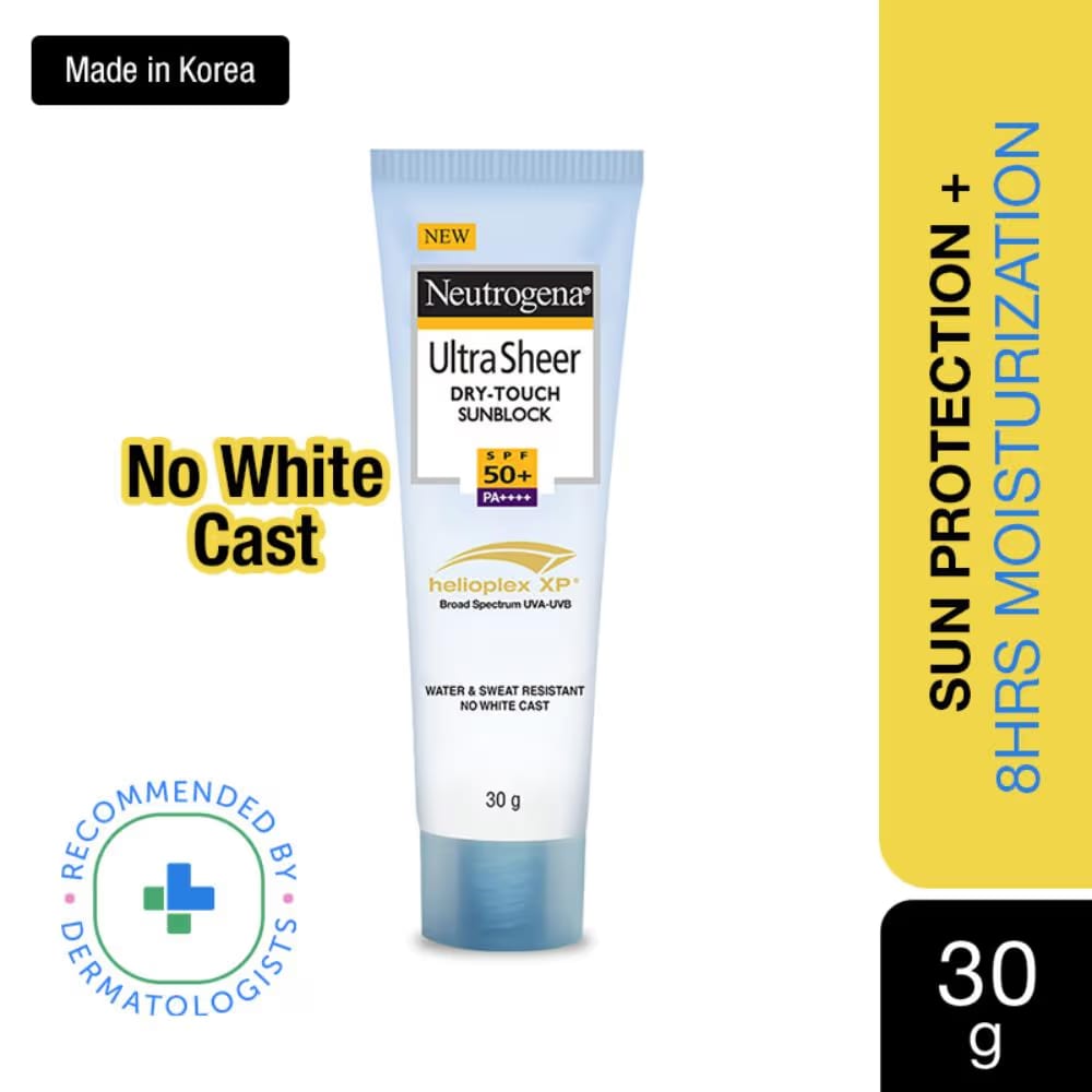 Neutrogena Ultrasheer SPF50+ PA+++ Ultra Light Moisturizing Face Sunscreen