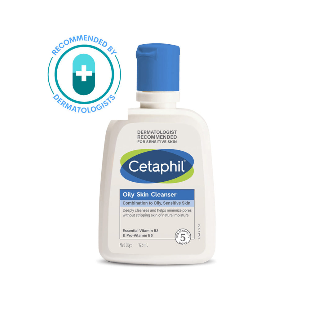 Cetaphil Oily Skin Cleanser - For Oily, Acne Prone Skin (125ml)